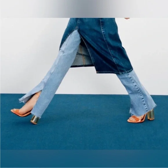 NWOT Zara Methacrylate Sandels - Picture 5 of 5